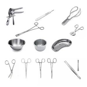 Juego básico de instrumentos quirúrgicos para ginecología y obstetricia, kit de cirugía de 17 piezas para uso hospitalario - Product Image 3