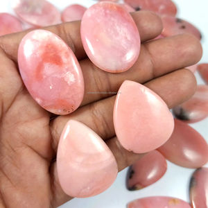 อัญมณีหลวมกึ่งมีค่ารักษาด้วยคริสตัลโอปอลอัญมณีหลวมธรรมชาติสีชมพูแบบแฮนด์เมดจำนวนมาก - Product Image 5