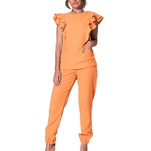 Combinaison de travail unisexe de qualité, uniforme d'hôpital en toile de rayonne pour infirmières et femmes - Product Image 3