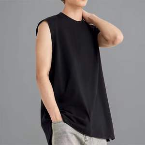 Camiseta Deportiva Personalizada con Logotipo OEM para Hombre, Camiseta de Malla sin Mangas para Correr, Camiseta de Gimnasio, Camiseta sin Mangas para Hombre - Product Image 6