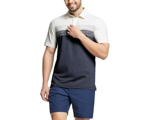 Men's Casual Short Sleeve Golf <b>Shirt</b> Quick Dry Regular Fit Solid Color Block Chest Print Canvas Fabric <b>Gothic</b> Style Custom - Product Image 5