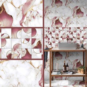 White Marble Finish Ceramic Wall Tile 300x600 Minimalist Design For Clean Modern Office Interiors And Commercial Applications - Product Image 1