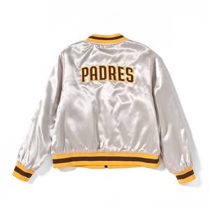 Chaqueta Bomber de Béisbol Transpirable de Lona Vintage con Bordado Universitario Contemporáneo para Hombre, Cuello Vuelto, Estilo Urbano, Invierno - Product Image 5