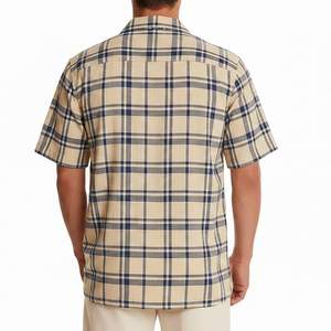 Chemises légères pour hommes OEM ODM à manches courtes, collection été, tissu respirant, vente chaude - Product Image 4