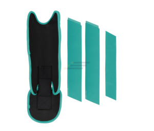 Baseball Catcher Leg Guards PU Leather Full <b>Shin</b> Coverage Lightweight Reinforced Impact Absorption <b>Padding</b> - Product Image 6