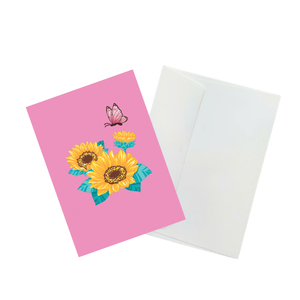 Tarjeta 3D Pop-Up Personalizada con Mariposa sobre Flor, Fabricante Vietnamita, Tarjeta de Felicitación 3D Hecha a Mano, Papelería de Lujo Hecha a Mano, Tarjeta 3D - Product Image 5