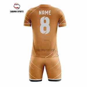Maillots de football d'hiver personnalisés de qualité supérieure, col rond, manches courtes, respirants, séchage rapide, imprimés par transfert thermique - Product Image 3