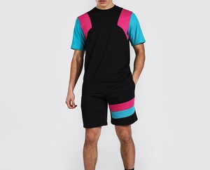 Conjunto de Camiseta y Pantalones Cortos para Hombre, Nuevo, a la Moda, Tejido Resistente, Ligero, Superventas, Precio Razonable - Product Image 1