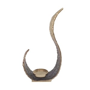 Handmade Tea <b>Light</b> Holder <b>Leaf</b> Design Home Decoration Metal Candle Stand - Product Image 2