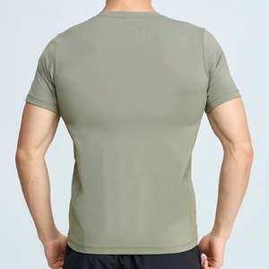 Customized Your Logo <b>Polyester</b> with Spandex Soft Sport Plain <b>Tshirt</b> for Printing Mens <b>Tshirt</b> - Product Image 4