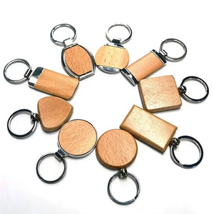Wood Keychain Custom Wood Keychain Laser <b>Engraved</b> Wood <b>Keyring</b> Natural Finish Portable <b>Keyring</b> Set 6 PCS - Product Image 4