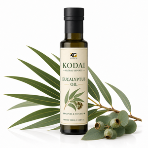 Huile d'eucalyptus Kodai 100% pure, naturelle et essentielle pour les soins de la peau et l'aromathérapie - Product Image 1