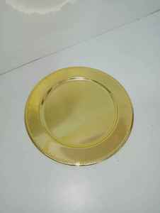 Hot Selling Event Decorative Luxury Elegant Stainless Steel Charger <b>Plates</b> Hammered Design Customized Size - Product Image 3