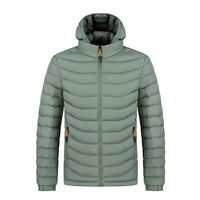 Veste matelassée personnalisée pour homme, imperméable, respirante, douce, avec capuche, prix de gros, service OEM pour vestes matelassées pour homme