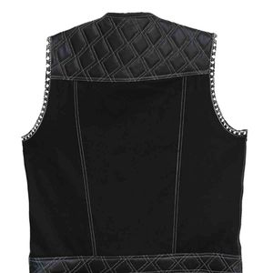 Chaleco de Cuero Estilo Club para Hombre Burton - Product Image 4
