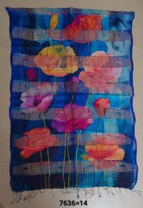 <b>Silk</b> Blended Digital Printed <b>Scarf</b> - Product Image 2