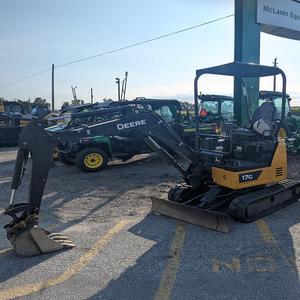 Mini-excavatrice sur chenilles John 17G, machine de construction de qualité supérieure, moteur, pompe et boîte de vitesses haute performance, capacité de la benne de 0,09 m³ - Product Image 4