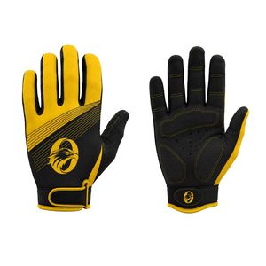 Gants de cyclisme pour hommes, jaunes et noirs, légers, rembourrés, confortables, pour la pratique du vélo de montagne, de route, de sport et d'entraînement - Product Image 1