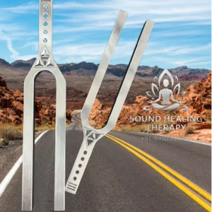 ส้อมเสียงยักษ์ SS Made One Sided DNA Key – ความถี่ D 528Hz และ A 432Hz แบบสองด้าน - Product Image 1