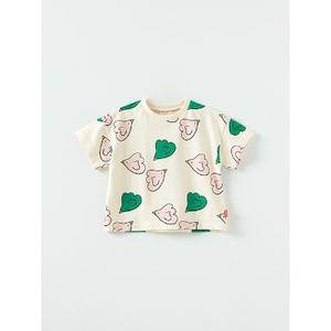 Camiseta de Verano Coreana Premium OZKIZ para Niños de 2 a 7 Años, Venta al por Mayor de Ropa Infantil, Tops para Bebés - Product Image 1