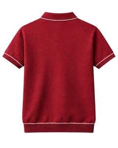 Polo Kappa Alpha Psi Diamond K Tonal Kream Premium Nupe, tenue décontractée grecque - Product Image 5