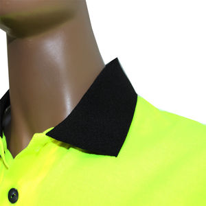 Camiseta Polo de Seguridad Reflectante de Alta Visibilidad para Hombre, 100% Poliéster, Manga Larga, Amarilla, para Trabajo en Carreteras - Product Image 5
