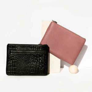 Large Capacity <b>RFID</b> <b>Blocking</b> Travel <b>Wallet</b> with Open Zipper Coin Purse Convenient Closure Type for On-the-Go Access - Product Image 2