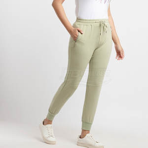 Private Label 2026 Top Selling Lightweight 100% Cotton Quick Dry Eco-Friendly Breathable Regular Fit Women <b>Trousers</b> Casual Style - Product Image 5