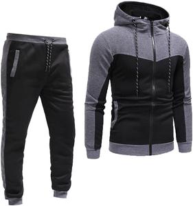 ชุดกีฬาผู้หญิงสำหรับฤดูใบไม้ร่วงและฤดูใบไม้ผลิ ชุดเซ็ทเสื้อครอปและกางเกงขายาว 2 ชิ้น ชุดวอร์มผู้ชาย - Product Image 2