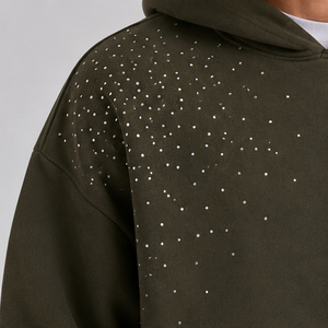 Latest Design Men <b>Rhinestone</b> <b>Hoodie</b> Breathable Lightweight <b>Rhinestone</b> <b>Hoodie</b> Hot Selling Streetwear Men <b>Rhinestone</b> <b>Hoodie</b> - Product Image 4