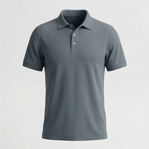 Chemises Polo Homme de Haute Qualité 100% Coton, Col Debout, Manches Courtes, T-Shirt Polo Personnalisé avec Logo Imprimé, Vente en Gros, Best Seller - Product Image 1