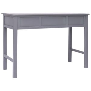 Escritorio de madera gris 43,3 "x 17,7" x 29,9 "para uso en computadora - Product Image 5