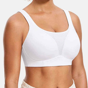 Custom Style Four-Way <b>Stretch</b> High Support Seamless Bow Crisscross Straps Women's Sport <b>Bra</b> for Gym Fitness Workout - Product Image 6