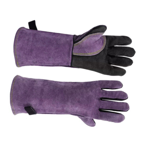 Guantes de Trabajo de Cuero Vacuno Reforzado, Resistentes al Fuego y al Calor, para Soldadura, Servicio OEM - Product Image 5