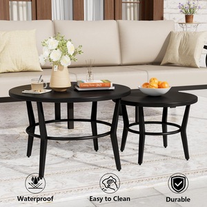Mesa de Centro Industrial de Metal con Estructura de Acero Resistente, Modelo Moon Star Exports CT0115 para Muebles Modernos de Hogar, Venta al Por Mayor para Exportación - Product Image 5