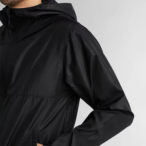 OEM <b>Lightweight</b> Athleisure 2 Piece Set Custom Logo Print Hooded Windproof <b>Jacket</b> and Pants Gym Wear Supplier Low MOQ Windbreaker - Product Image 6