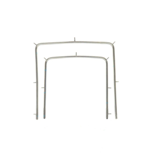 Manual Dental Endodontic Rubber Dam Kit Stainless Steel Frame Punch Clamps Set with Leather <b>Zipper</b> Case CE Certified Instruments - Product Image 2