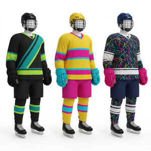 Uniforme de Hockey sobre Hielo para Equipo 2026 |   Conjunto de Jersey Corto Sublimado Personalizado |   Servicio OEM |   100% Poliéster de Secado Rápido |   Alta Calidad 180g - Product Image 5