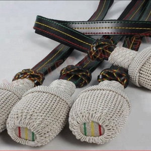 Nœud de sabre pour uniforme de cérémonie de haute qualité, en coton, cuir, nylon, polyester et fil de broderie, meilleure vente - Product Image 1