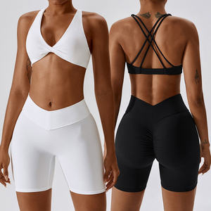 Ensemble de sport 2 pièces extensible et respirant pour femme, idéal pour le yoga, séchage rapide - Product Image 4