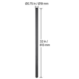 Confezione da 101 Balaustre per Scale in Alluminio da 32 Pollici, 3/4 Impermeabili, Perni Metallici per Ringhiera, Ringhiera Cava per Terrazze, Componenti per Scale - Product Image 5