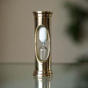 Fine Brass Sand <b>Timer</b> Vintage Handmade Hourglass Decorative Office Table Home Accent Luxury Gift Decoration - Product Image 1