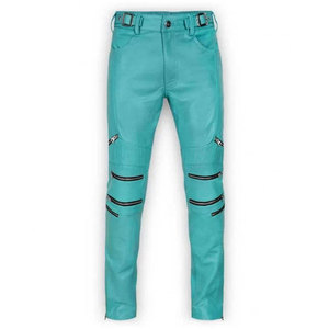 Pantalones de Cuero SALVA LEATHER, los Más Vendidos, Impermeables, Ligeros, de Invierno, a la Moda, al por Mayor, Personalizados, Estilo Vaquero, con Cierre - Product Image 1