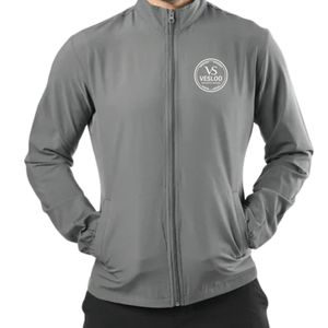 Chaqueta Deportiva para Hombre, Color Gris, Ligera, Cortavientos, Transpirable, con Cierre Completo, Informal, para Atletismo, Correr, Entrenamiento, Deportes al Aire Libre - Product Image 6