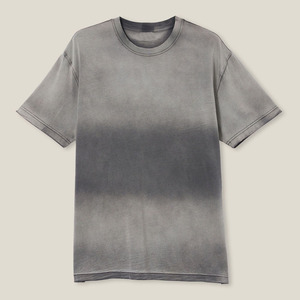 เสื้อยืดโอเวอร์ไซส์ผ้าฝ้ายหนานุ่มสไตล์วินเทจสำหรับผู้ชาย ลวดลายเรียบแบบย้อมสีเอซิด พิมพ์ลายตามสั่งด้านหน้า ระบายอากาศได้ดี - Product Image 6