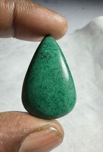 Jade natural verde Paradise Cabochon, colgante de cristal suelto de diseño, gema para la fabricación de joyería curativa - Product Image 1