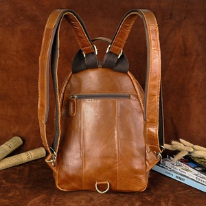 First Layer PU Waterproof Lady Outdoor Casual <b>Laptop</b> <b>Backpack</b> Women Multifunction Closure Durable Lightweight - Product Image 4