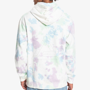 Sudaderas con estampado tie-dye para hombre con patrones de colores vibrantes y tela de mezcla de algodón para uso casual, viajes y actividades diarias. - Product Image 2
