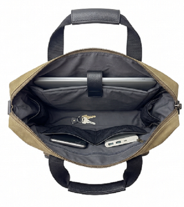 Sac fourre-tout en cuir pour homme, sacoche messager, durable, imperméable, luxueux, élégant, pour le bureau, les voyages, les trajets quotidiens, cadeau raffiné - Product Image 3