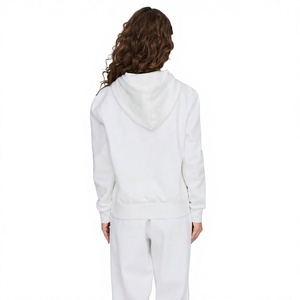 Women Oversized Hooded Sweatshirt Solid Color Full Sleeve Fleece Hoodie With Pockets Breathable Autumn Wear Hoodie For Women - Product Image 4